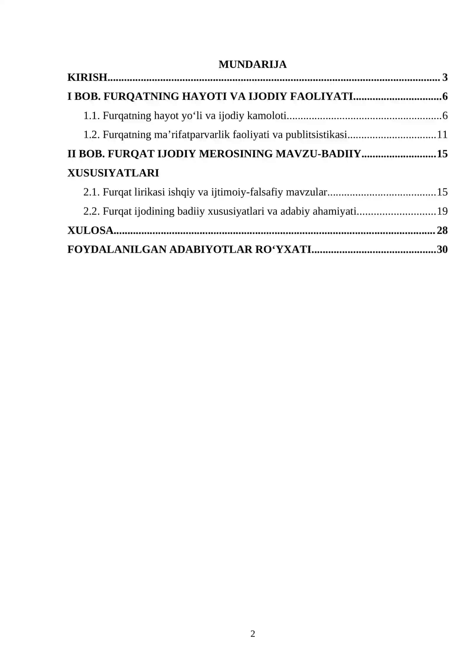 Furqat ijodiy merosi 2