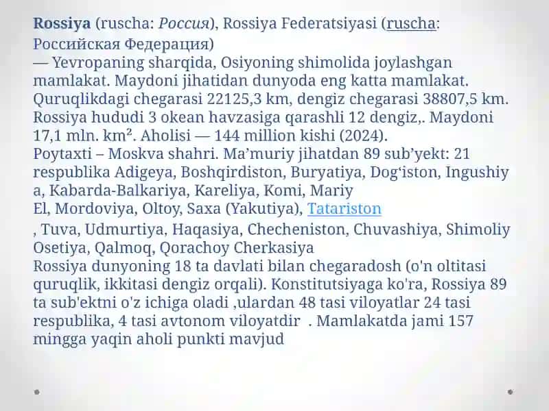 Rossiya Federatsiyasi 2
