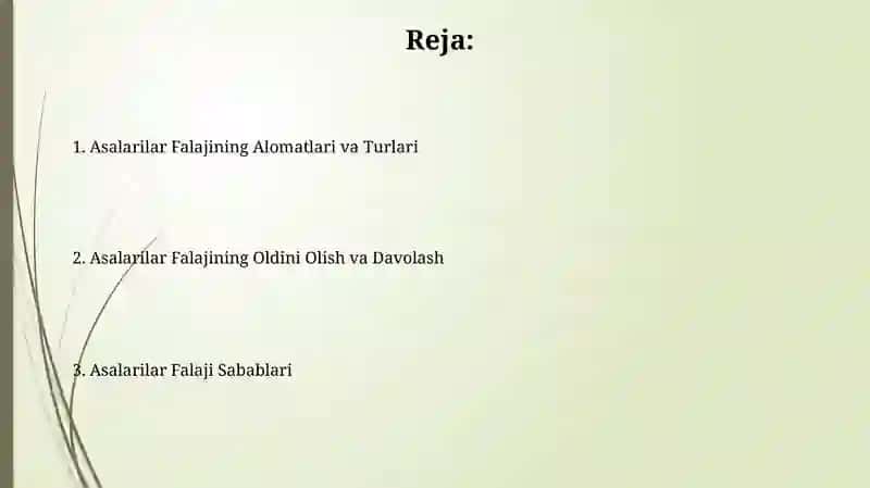 Asalarilarning shol kasalligi 2