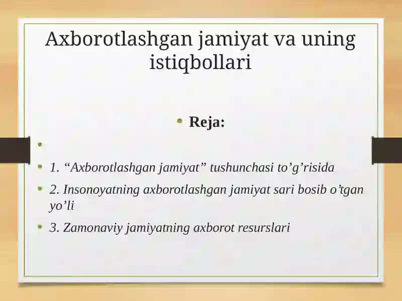 Dehqonov Azizbekning falsafa fanidan yozgan taqdimoti 2