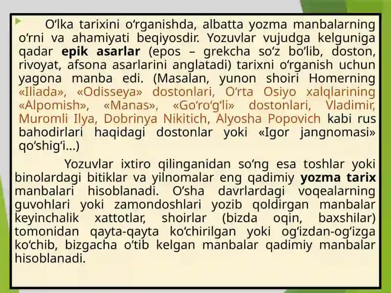 Tarixiy o‘lkashunoslik 2