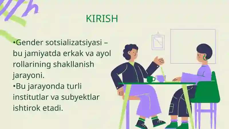 Gender sotsializatsiyasining asosiy institutlari 2