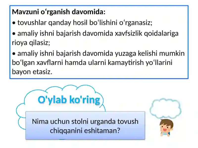 Tovushning hosil bo‘lishi 2