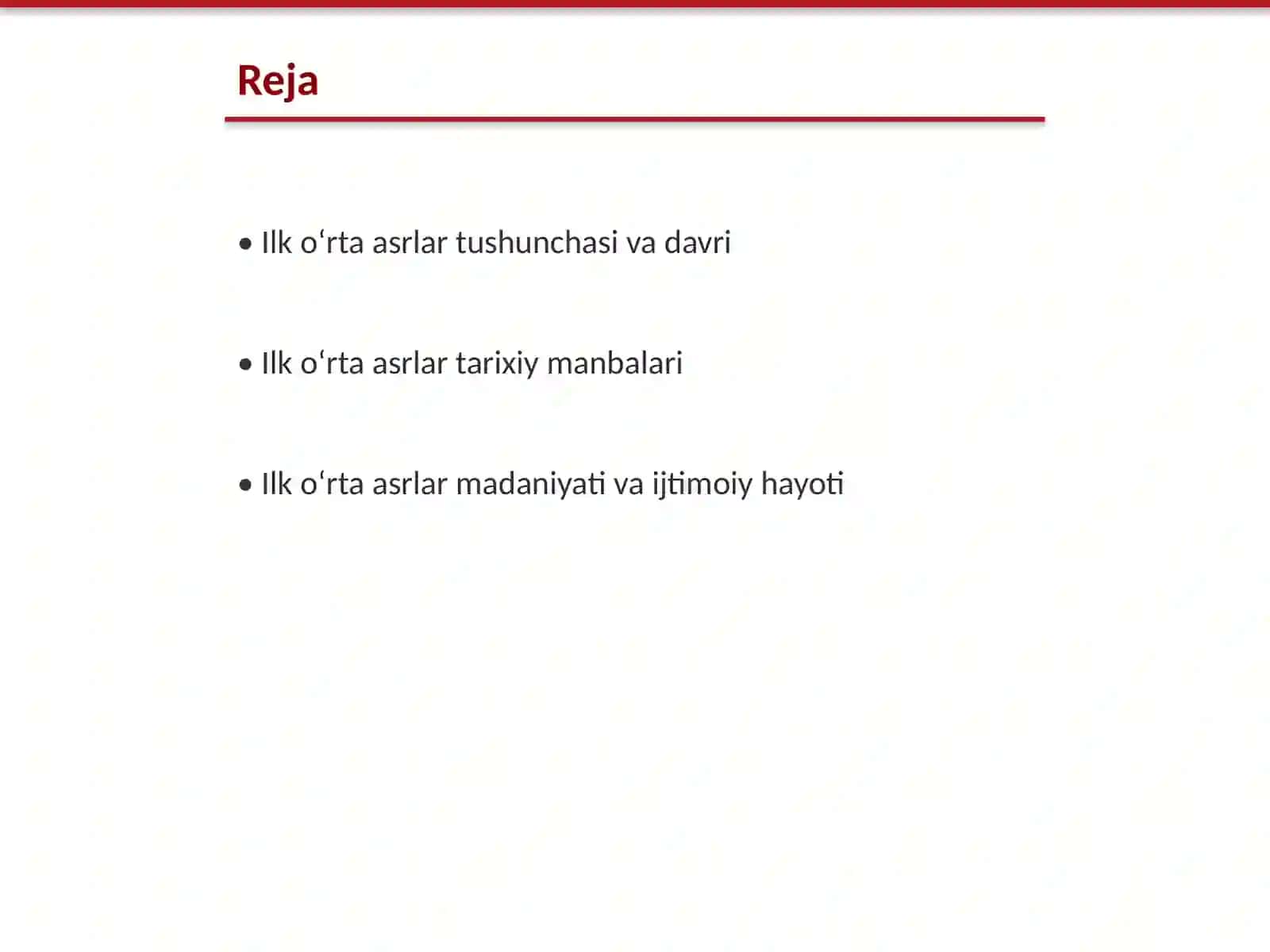 Ilk oʻrta asrlar tarixshunosligi 2