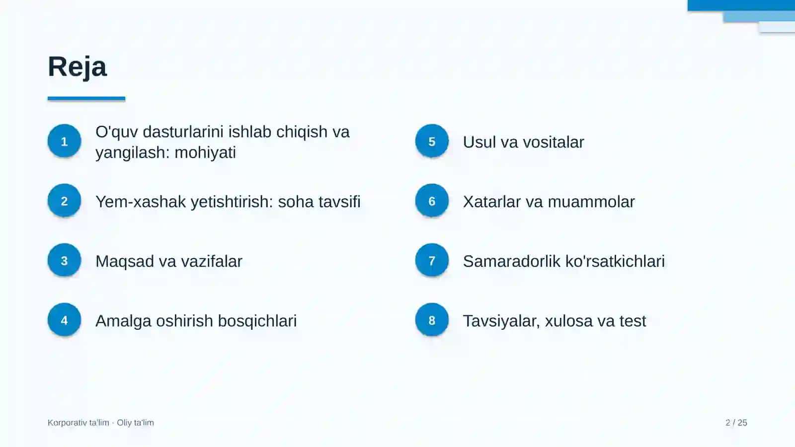 yem xashak yetishtirishda o'quv dasturlarini ishlab chiqish va yangilash 5355 2
