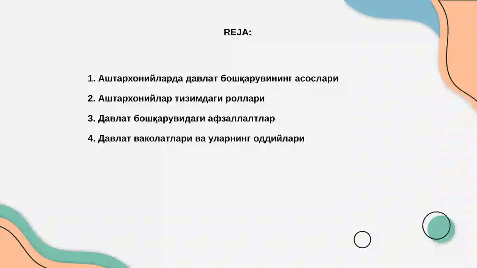 Аштархонийларда давлат бошкаруви 2