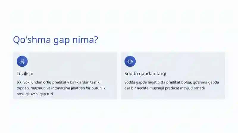 Ergash Gapli Qoʻshma Gaplar 2