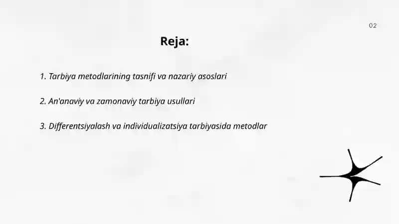 Tarbiya metodlari. O‘qituvchi pedagog ijodiy faoliyat egasi 2