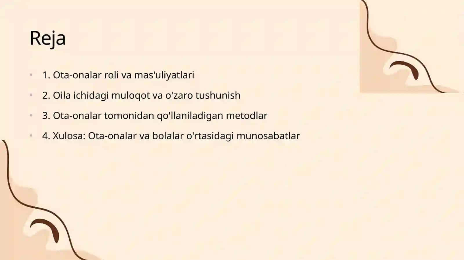 Oilada ota onalar bikan olib boriladigan ishlarning shakl va metodlari 2