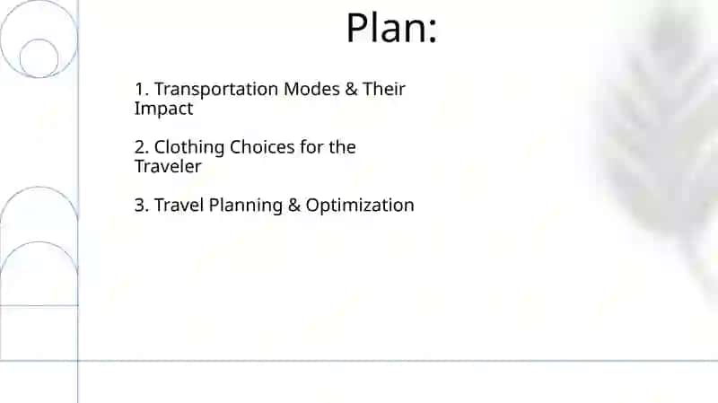 Presentation of transport 2
