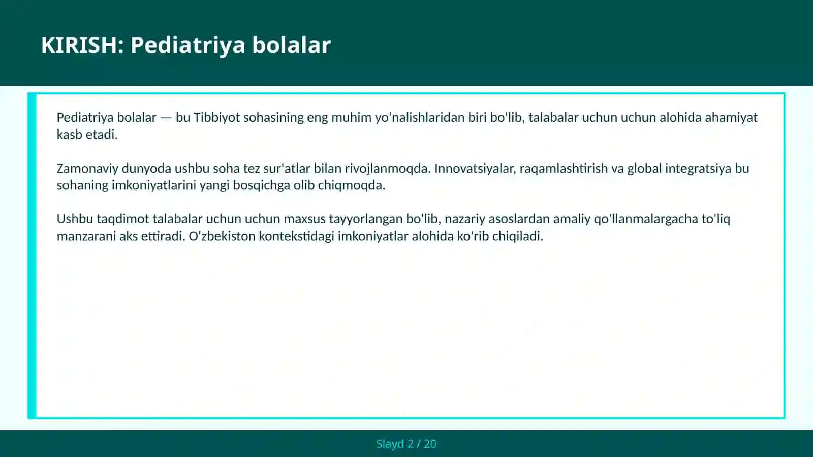 Pediatriya bolalar 2