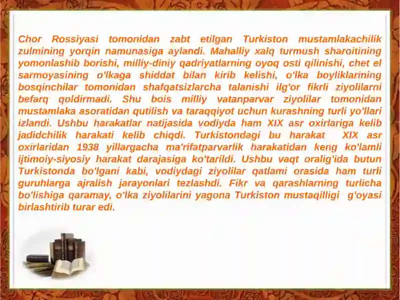 Jadidchilik Harakati va uning vazifalari 2