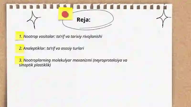 Nootrop vositalar 2