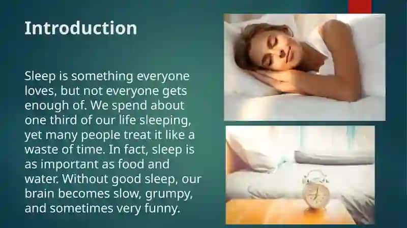 Talking About Sleep 2