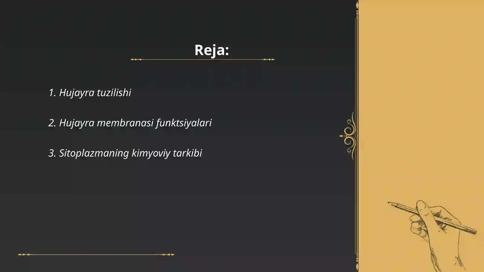 Hujayra tuzilishi 2