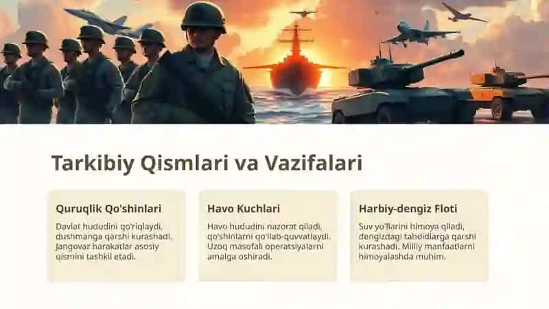 Qurolli kuchlar tarkibi va vazifalari 2
