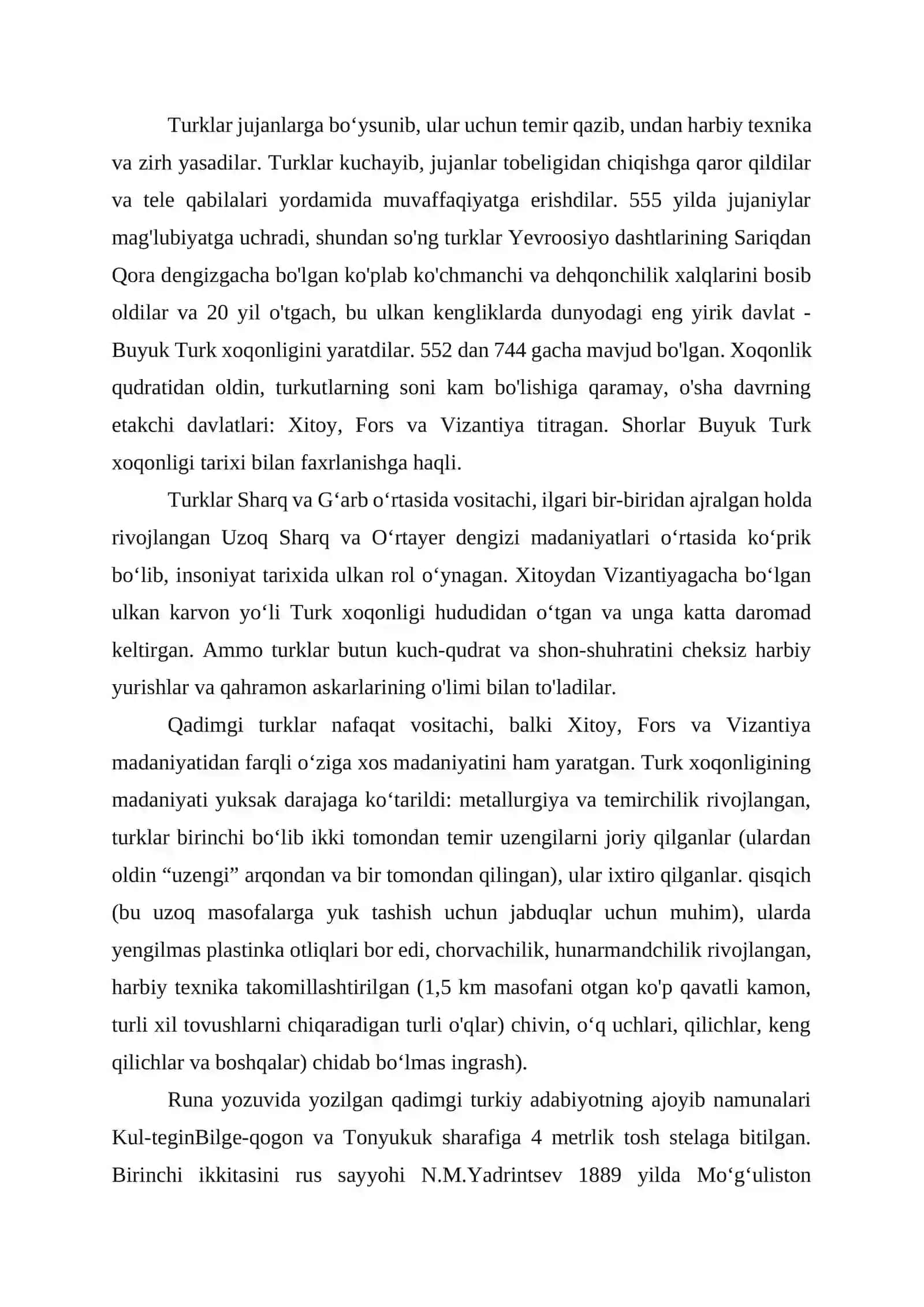 TURKIY XALQLARNING ILK VATANI 2