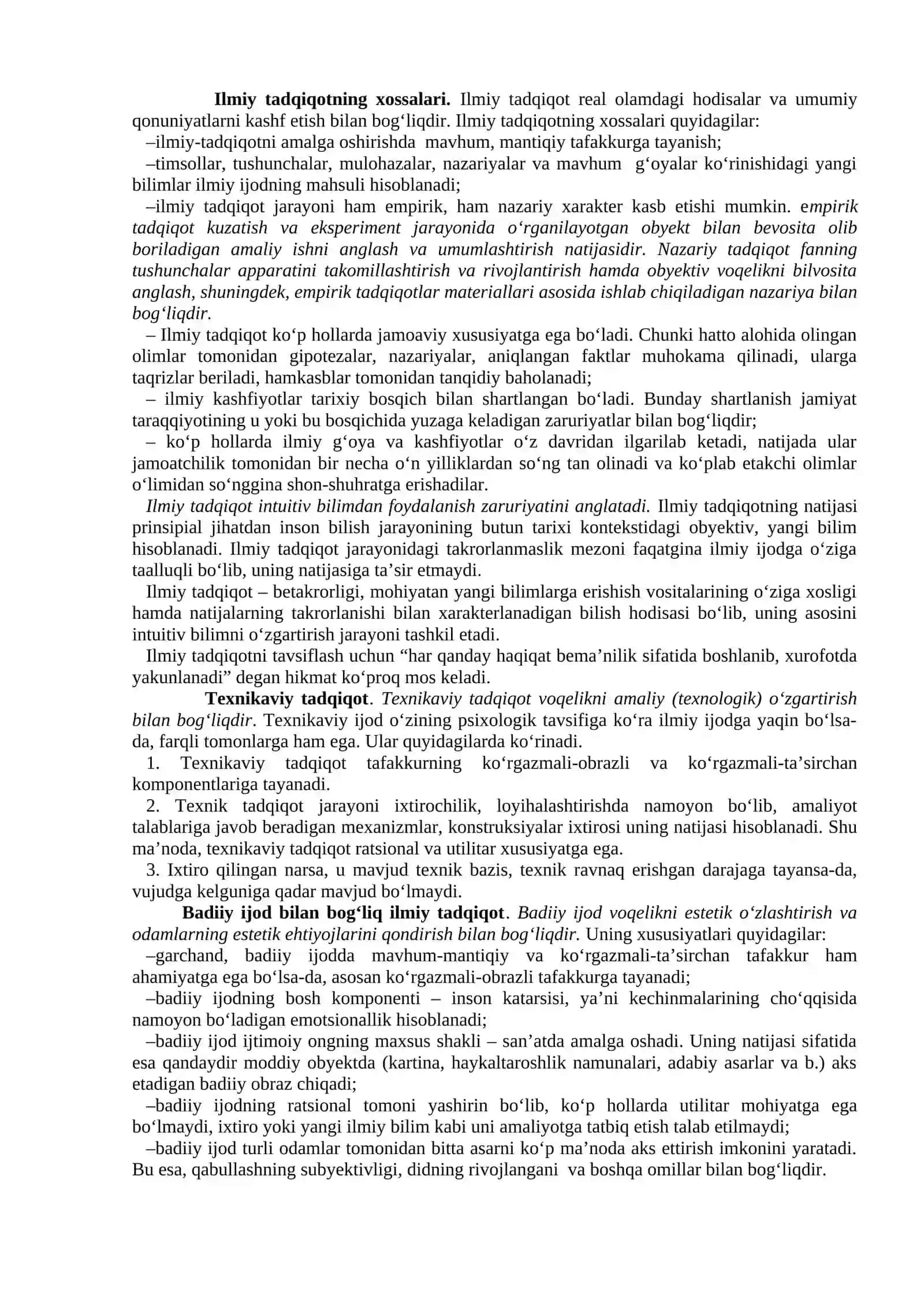 ILMIY TADQIQOT METODOLOGIYASI 2