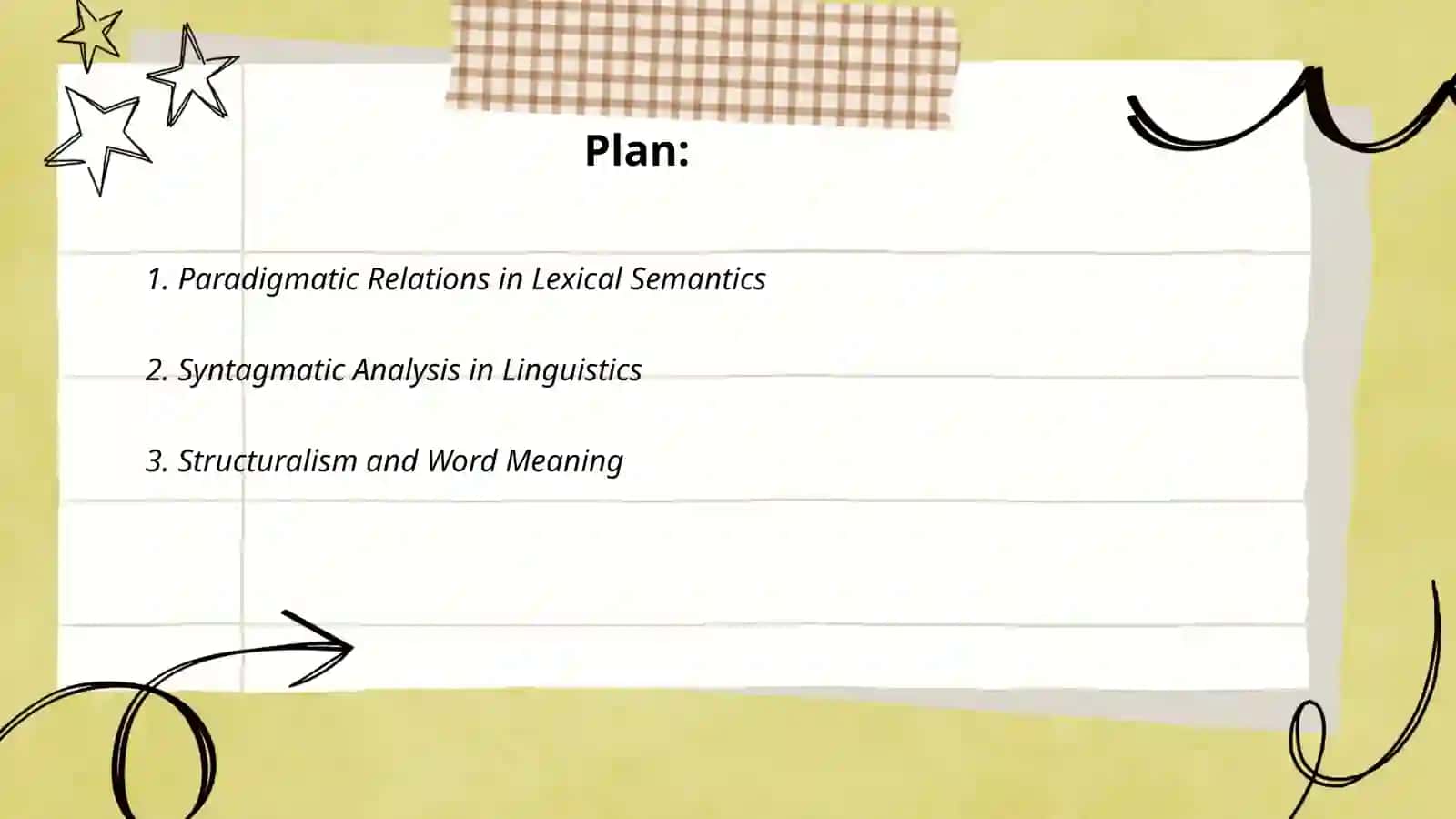 Paradigmatic Relations in Lexical Semantics 2