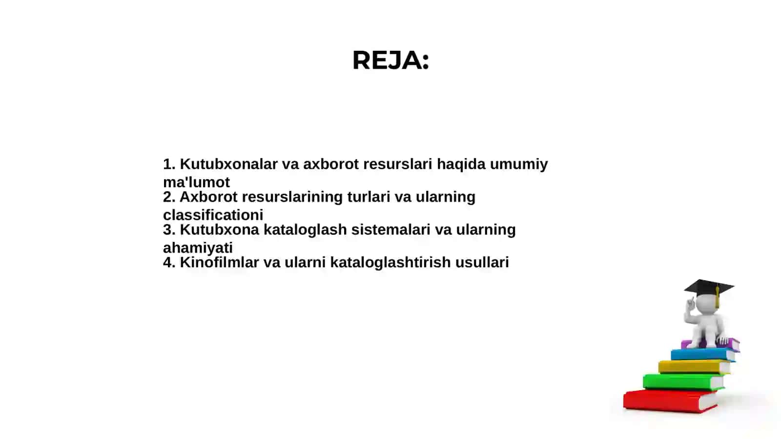 Kutubxonalar va axborot resurslari kataloglash 2