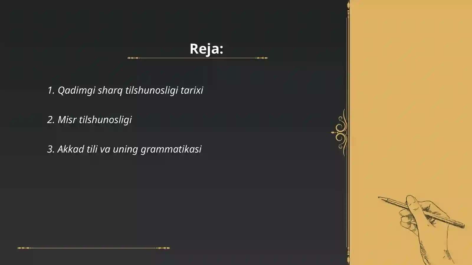 Qadimgi sharq va yevropa tilshunosligi 2