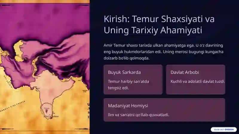 Amir Temur: Buyuk Xalq Arbobi 2