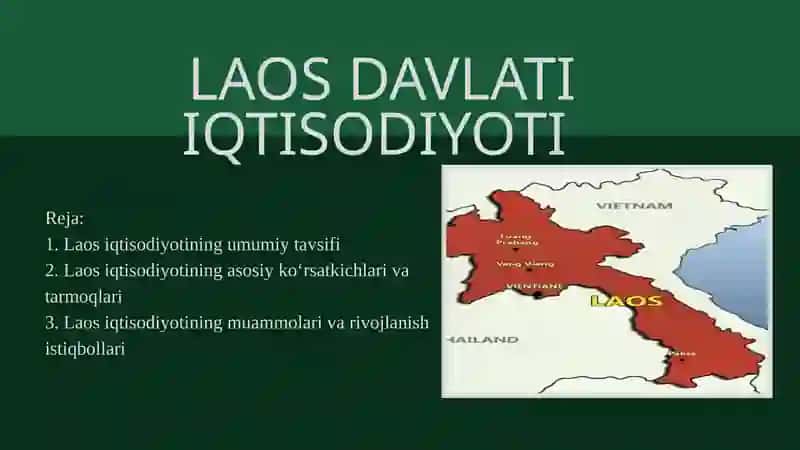 Laos Davlati Iqtisodiyoti 2