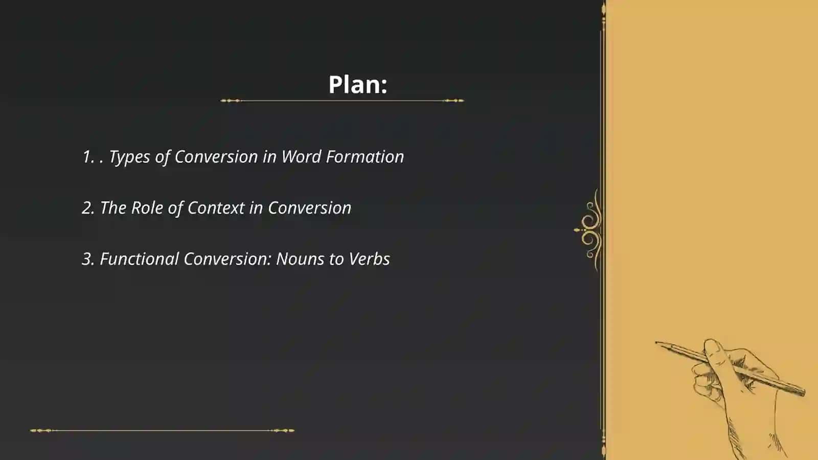 Conversion as a special type of word formation. Abbreviation and its types 2