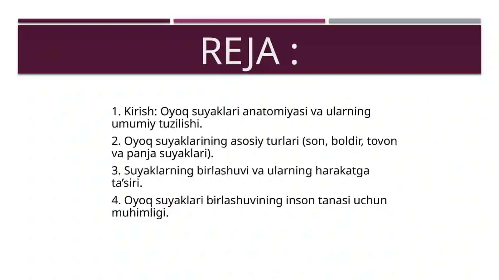 Oyoqsuyaklarining birlashuvi 2