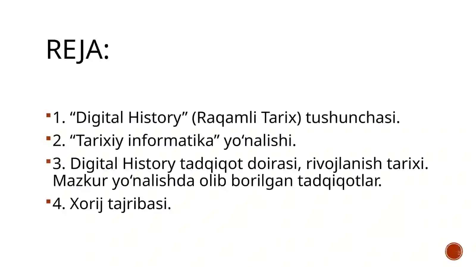 RAQAMLI TARIX FANINING SHAKLLANISHI VA TARAQQIYOTI 2