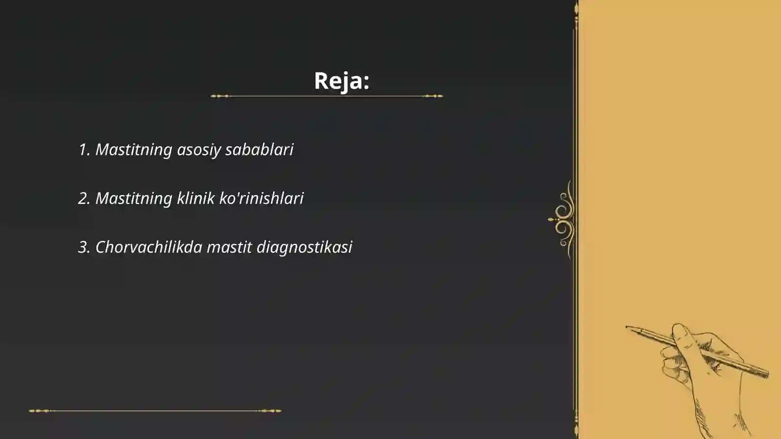 Mastit kasali qoramolarda 2