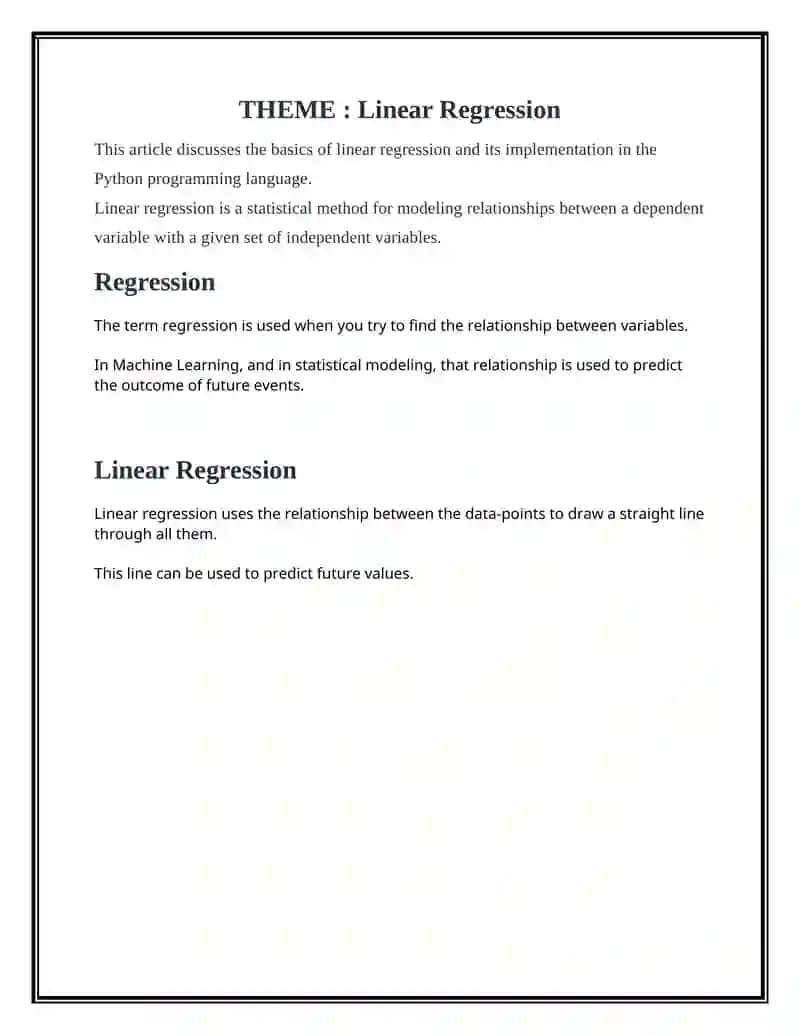 Linear Regression 2