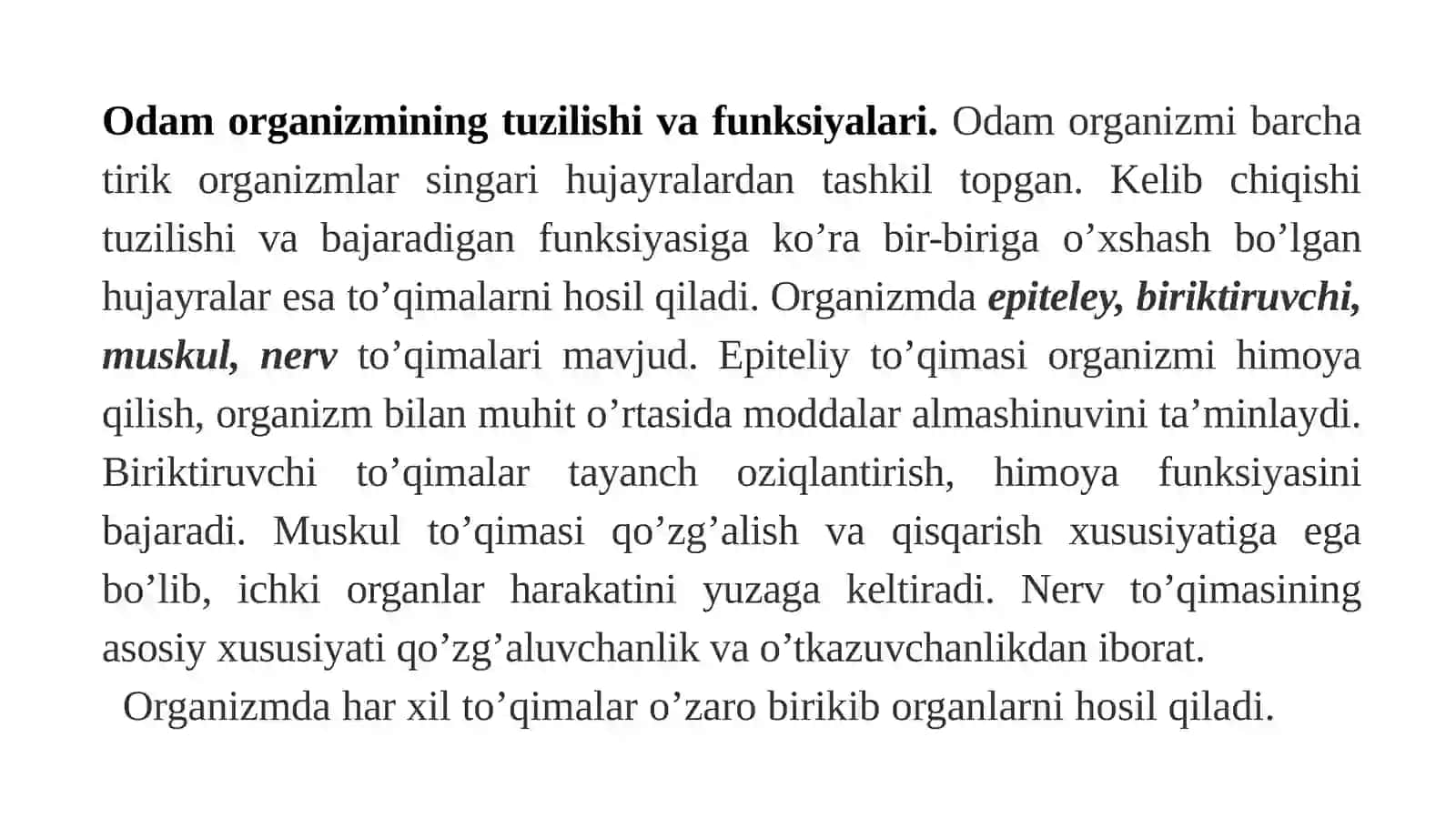 Odam va uning salomatligi 2
