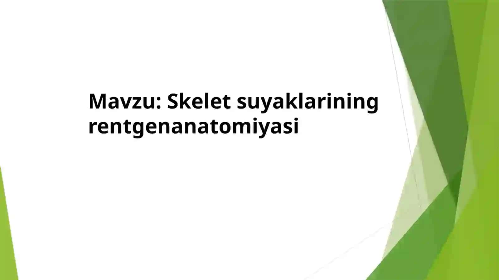 Anatomiyafandan Mustaqilish 2