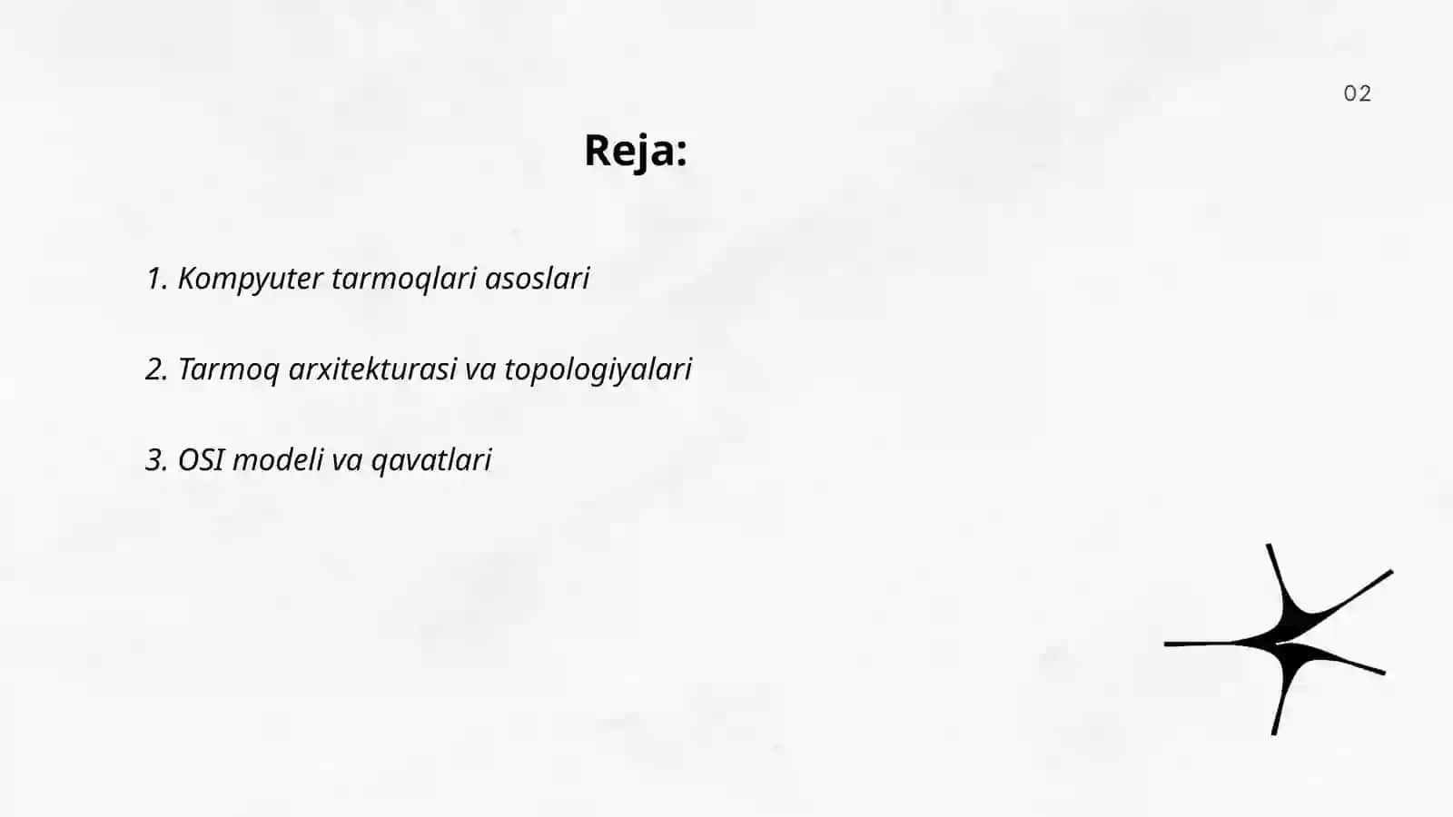 Kompyuter tarmoqlari asoslari 2