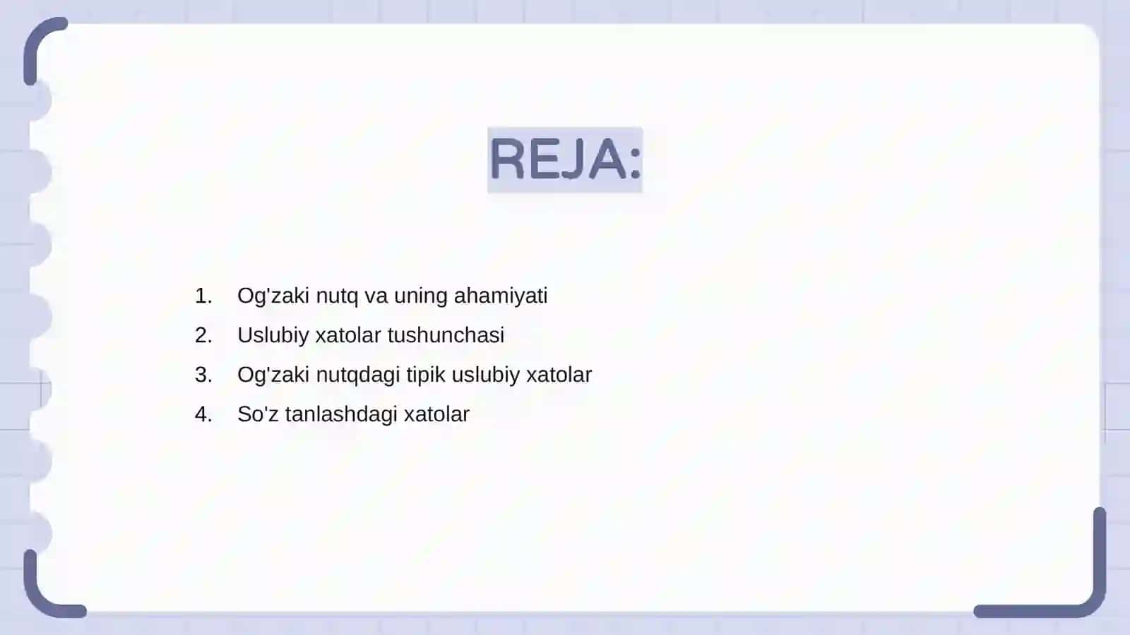 Og'zaki nutqdagi uslubiy xatolar tahlili 2