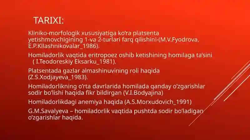 Homilada qonaylanishi 2