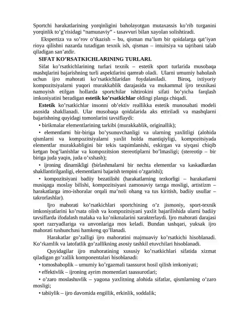 SIFAT KO’RSATKICHLARINI MIQDORIY BAHOLASH 2