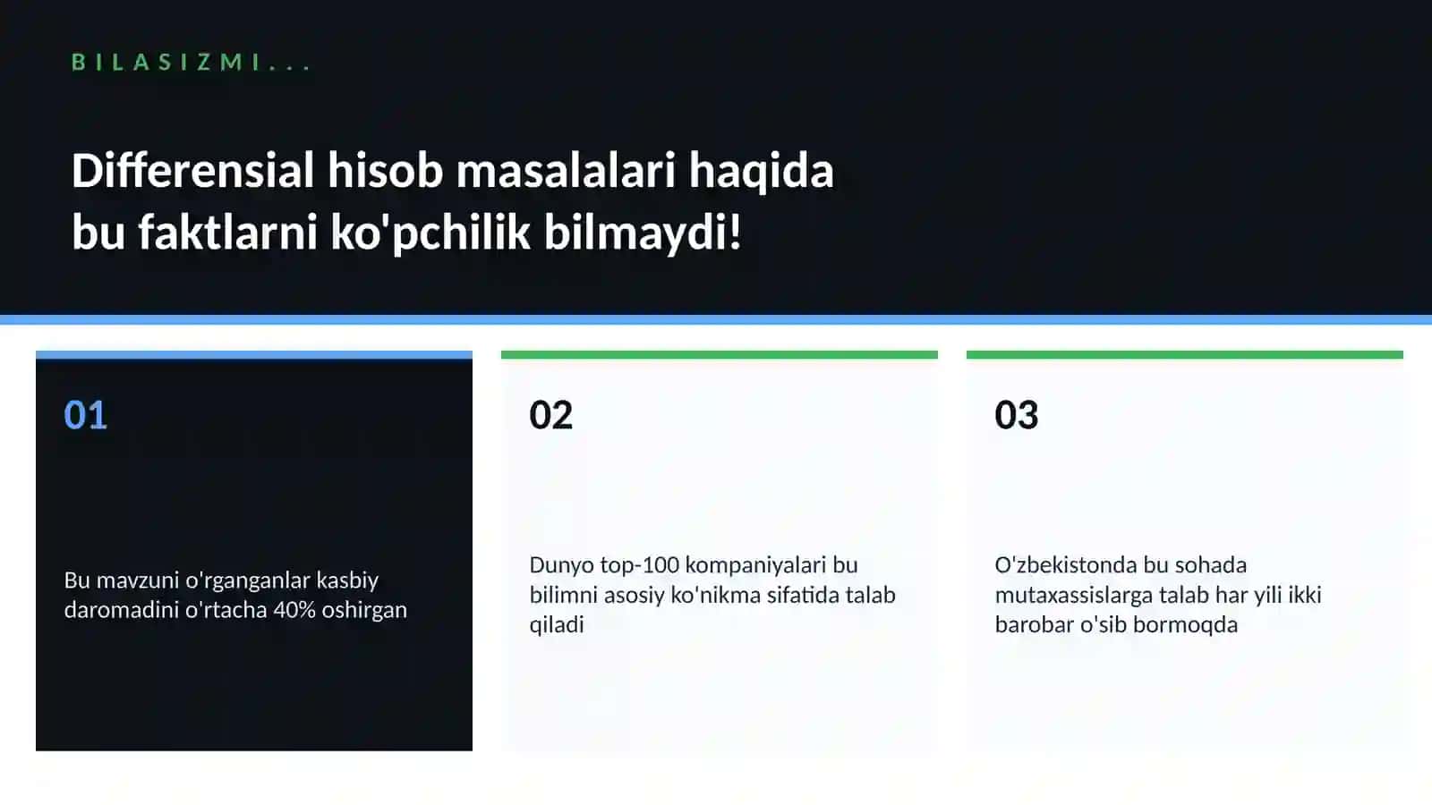 Differensial hisob masalalari 2