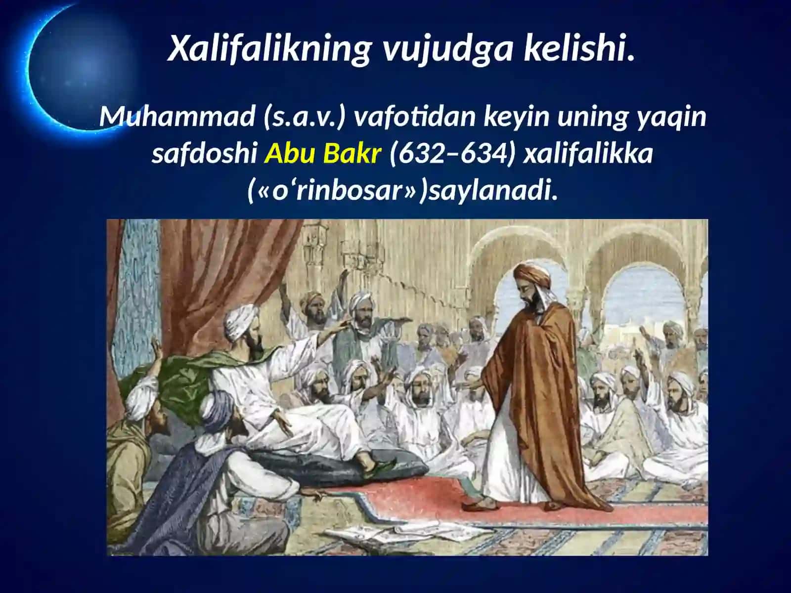 Arab xalifaligi islom dunyosining barpo etilishi 2