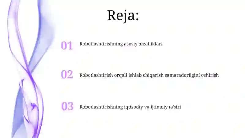 Robotlashtirishning afzalliklari 2