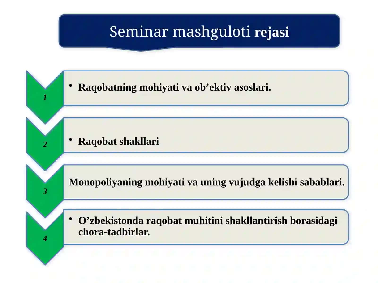 Iqtisodiyot nazariyasi 2