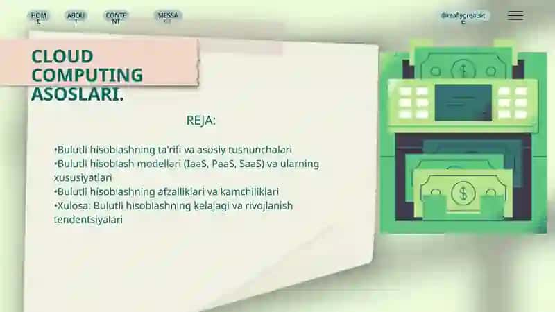 CLOUD COMPUTING ASOSLARI 2
