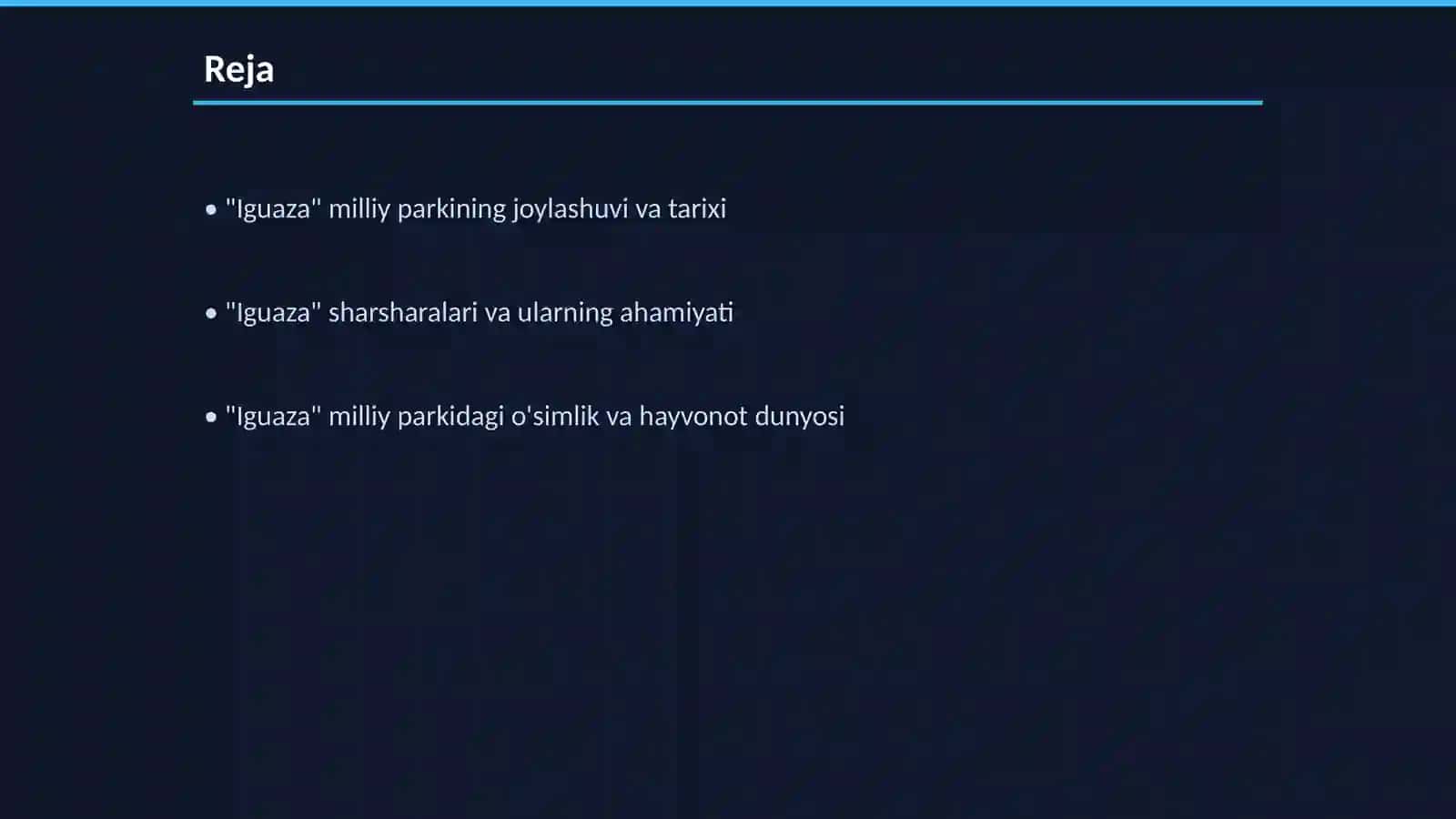 "Iguaza" milliy parki 2