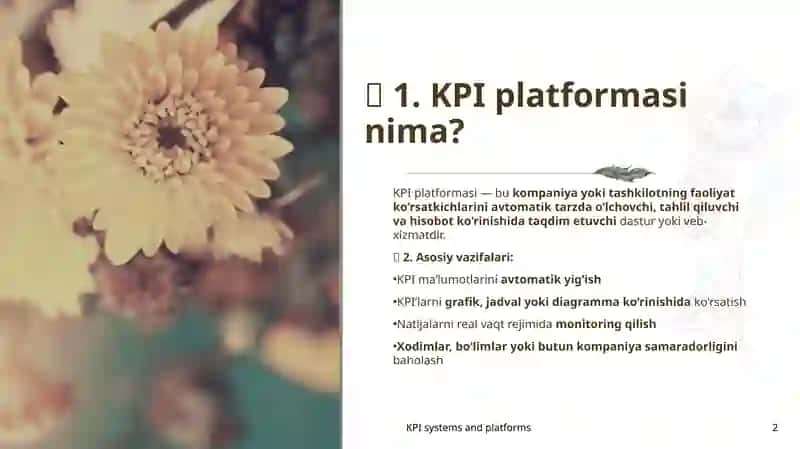 KPI haqida 2