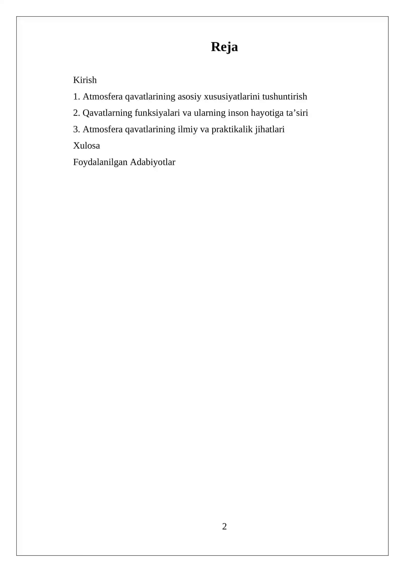 REFERAT ATMOSFERA QAVATLARIGA TA’RIF 2