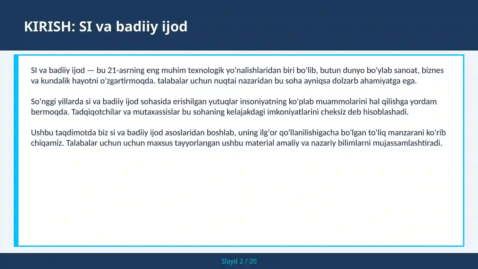 SI VA BADIIY IJOD 2