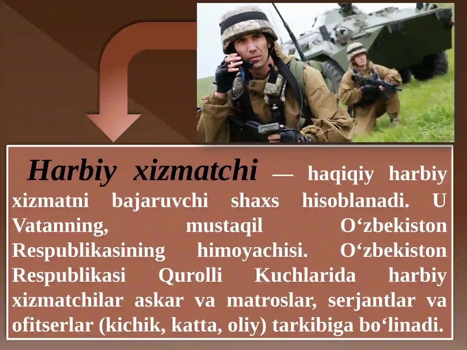 Harbiy xizmatchilar va ular orasidagi munosabatlar 2