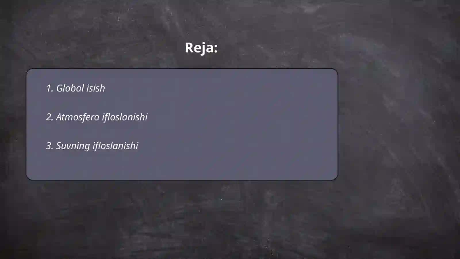 Antopogenni Tabiatga Tasiri 2