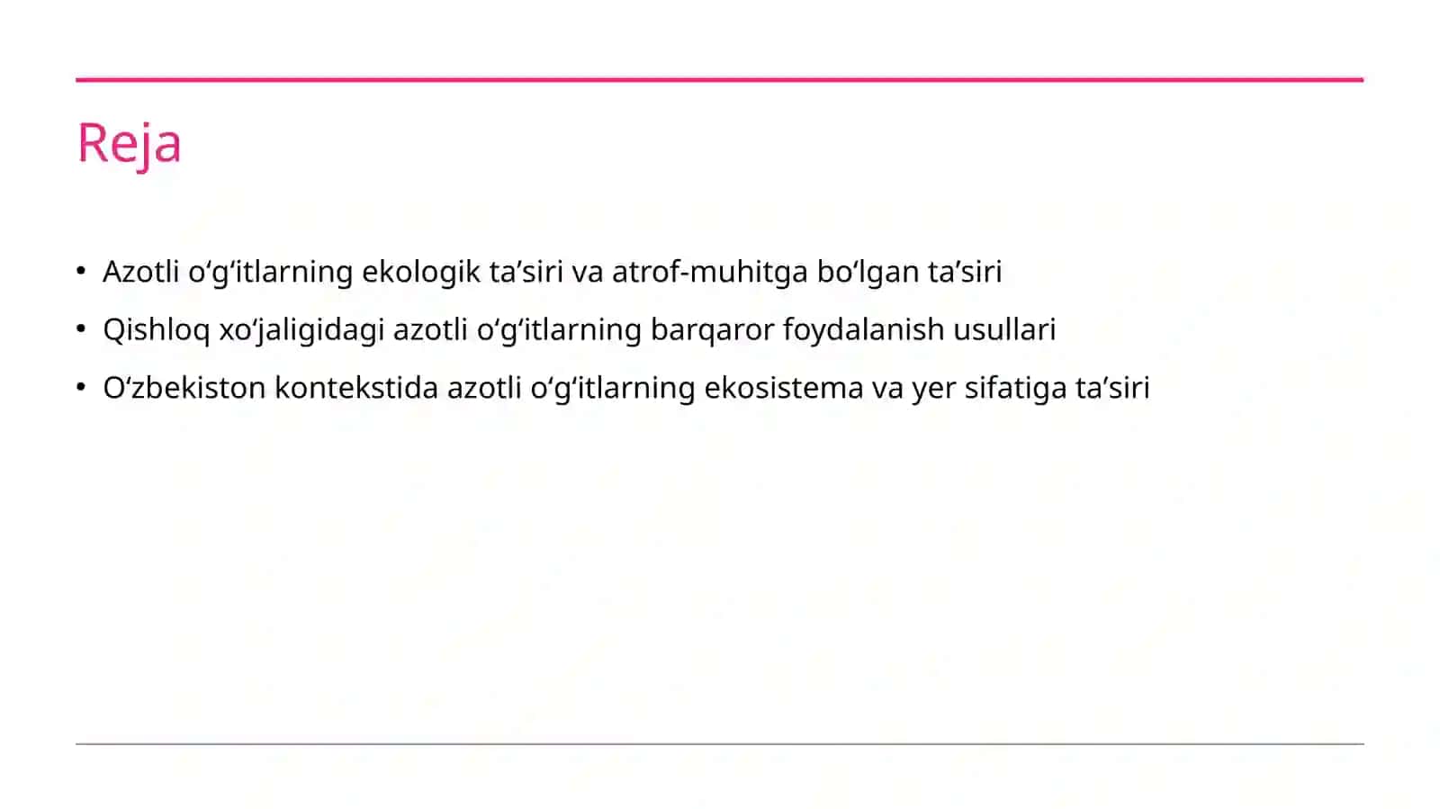 Azotli oʻgʻitlarning ekologik roʻli 2